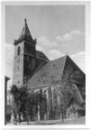 St. Johanniskirche mit Schiefem Turm - 1952