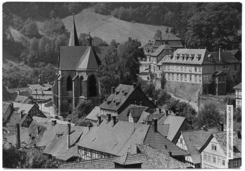Blick zur Evangelischen Kirche - 1971