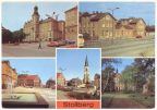 Rathaus, Bahnhof, Markt, Erweiterte Oberschule "Hans Beimler" - 1980