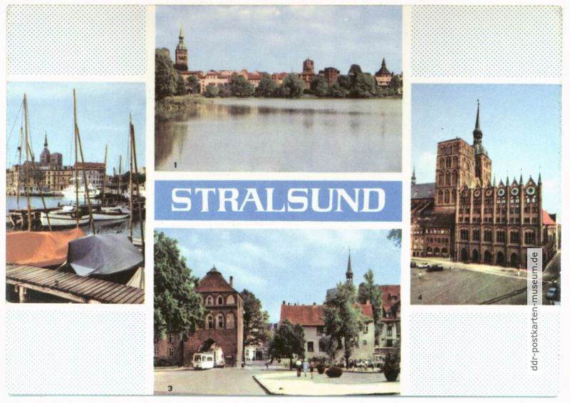 Hafen, Knieperteich, Kniepertor, Rathaus - 1966