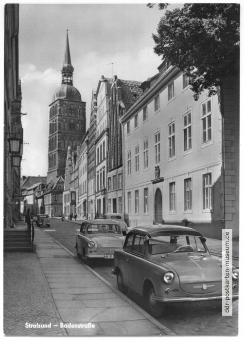 Badenstraße, Nikolaikirche - 1967