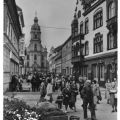 Fußgängerzone Steinweg mit Kreuzkirche - 1981