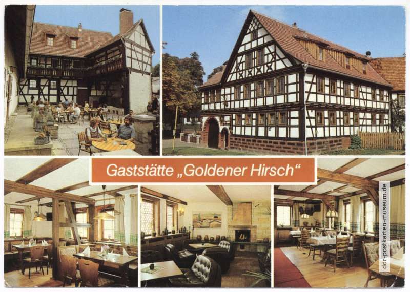 Gaststätte "Goldener Hirsch" - 1989