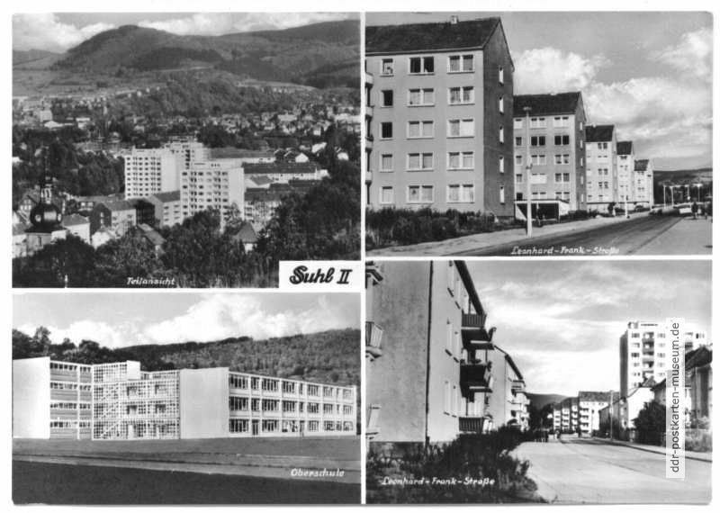 Neubauviertel Suhl II - 1969