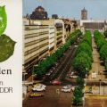Unter den Linden - Berlin, Hauptstadt der DDR (9 Karten als Leporello) - 1989