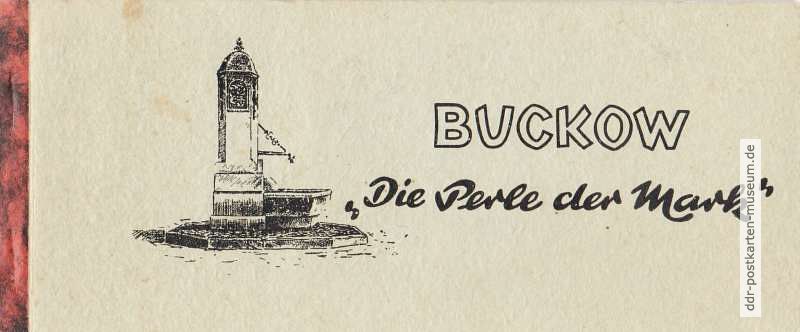 Buckow "Die Perle der Mark" (6 Karten) - 1960