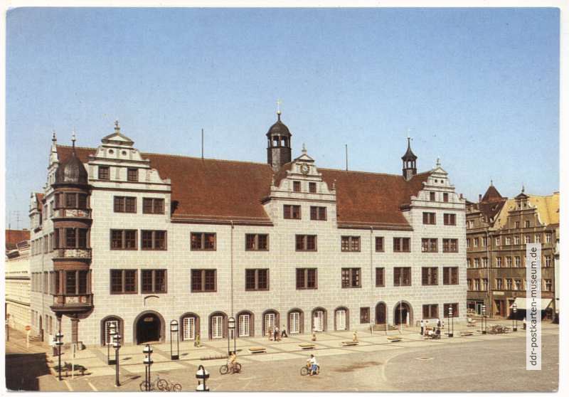 Blick zum Rathaus - 1986