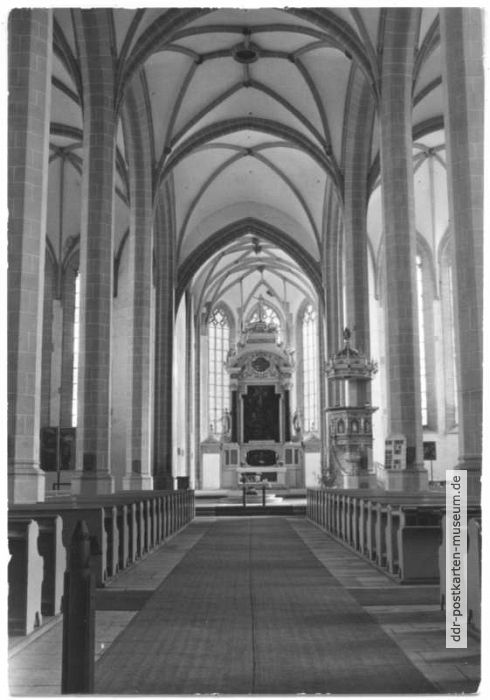 Stadtkirche St. Marien, Innenansicht - 1981