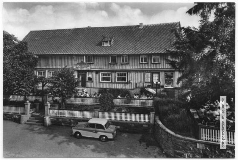 "Gast-Pensionshaus Bergeshöh", Konsum-Gaststätte - 1965