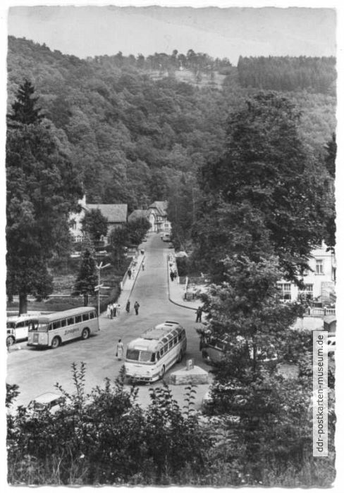 Busbahnhof an der Bodebrücke - 1960