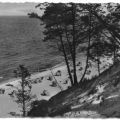 Blick vom Hochstrand auf die See - 1958