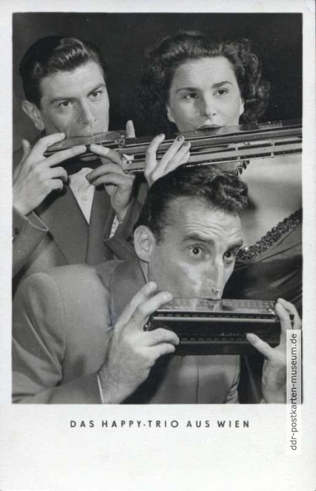 Das "Happy-Trio" aus Wien - 1956