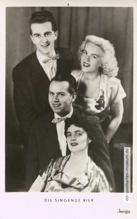 "Die singende Vier" (Sonja Siewert, Herbert Klein und die Geschwister Hass) - 1955