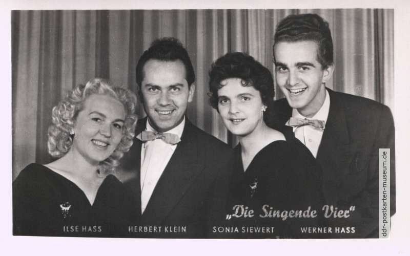 "Die singende Vier" - 1956