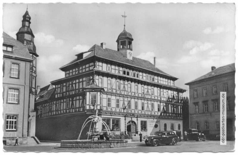 Historisches Rathaus von Vacha - 1957