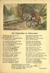 Titel "Die Postkutsche im Schwarzatal" von Ottilie Meier - 1955