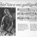 Titel "Schlof när ei, mei goldigs Kind" von Stephan Dietrich - 1955