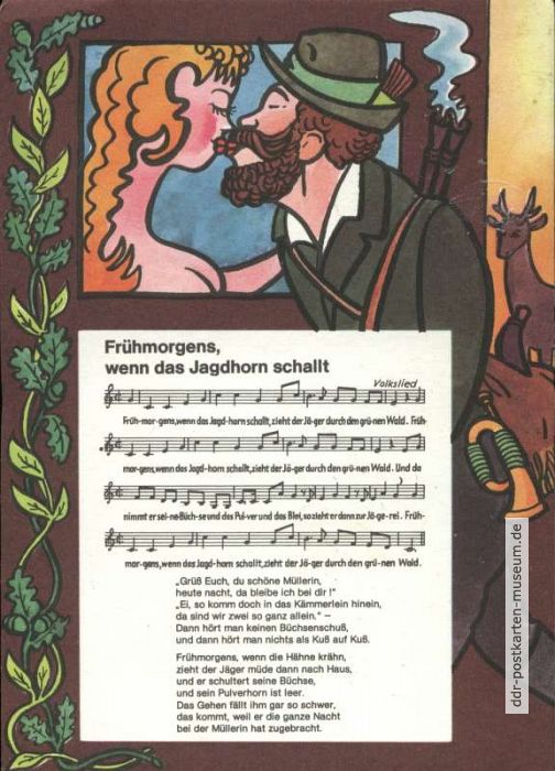 Titel "Frühmorgens, wenn das Jagdhorn schallt" - 1978