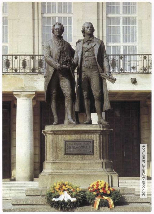 Goethe- und Schiller-Denkmal - 1990