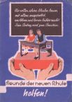 Spenden-Postkarte mit Werbung für den Bau neuer Schulen - 1949