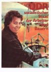 Propaganda-Postkarte zum 30. Jahrestag der DDR - 1979