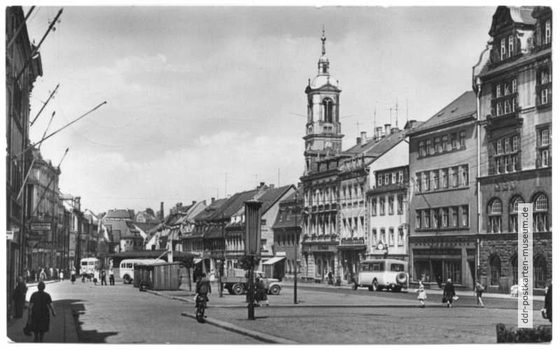 Markt mit Blick zur Marienkirche - 1963