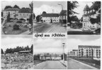 Haus Bergland, Postamt, DRK-Zentralschule, Stadtbad, Konsum-Kaufhalle, Neubauten - 1975
