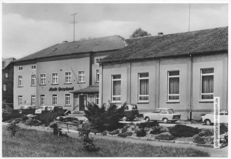 "Haus Bergland" - Gaststätte und Ferienheim des VEB Maschinenbau Halle - 1970
