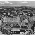 Blick über Wismar und den Markt - 1969