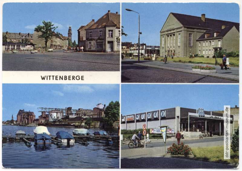 Am Stern, Kulturhaus, Hafen, HO-Kaufhalle - 1978