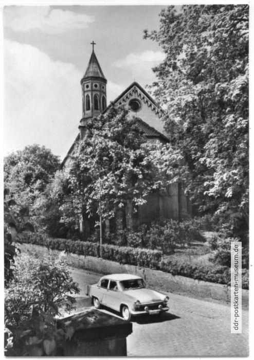Blick zur Evangelischen Kirche "St. Michael" - 1974