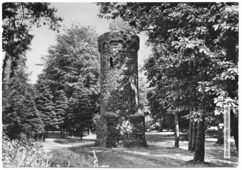 Ehemaliger Aussichtsturm im Stadtpark - 1977