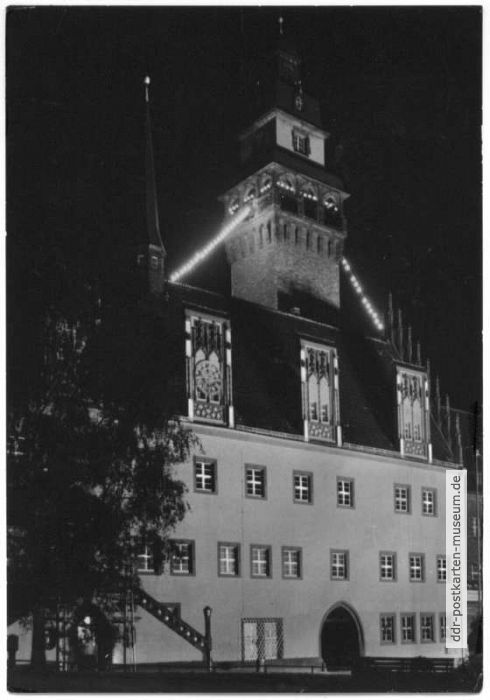 Rathaus bei Nacht - 1976