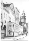 HO-Hotel "Drei Schwäne" und Rathausturm - 1976