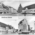 Am Markt, Stadthalle, Max-Sens-Oberschule, St. Bartolomäi-Kirche und Dicker Turm - 1981