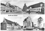 Am Markt, Stadthalle, Max-Sens-Oberschule, St. Bartolomäi-Kirche und Dicker Turm - 1981